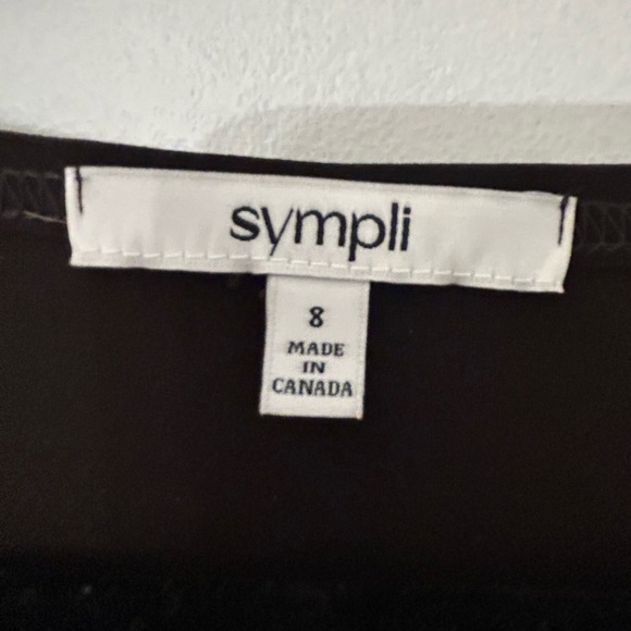 Sympli Quest Angle Top Sz 8 Top Brown Lagenlook Minimalist Chic‎ 3/4 Sleeve NWT - Picture 2 of 10